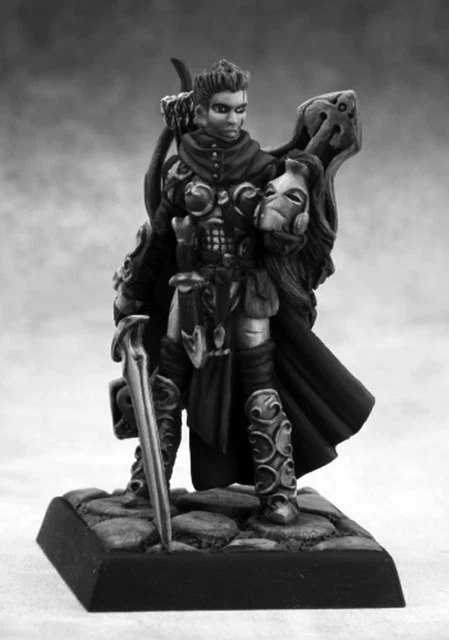 Reaper Pathfinder Miniaturfigur 'Eccardian Drovenge' – 28 Mm Maßstab, Unmontiert & Unbemalt, Perfekt Für Tabletop-Rollenspiele
