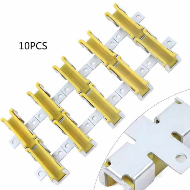 US 10 PCS Elevator Guide Shoes 63mm Hole Spacing Elevator Accessories Tool 16mm