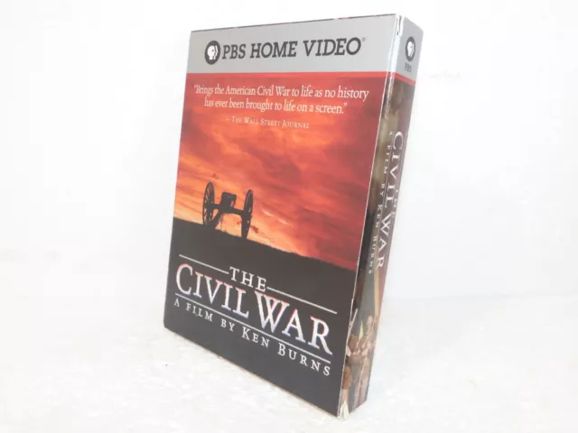 The Civil War: A Film by Ken Burns (DVD, 2004, 5-Disc Set) 1990 Documentary OOP!
