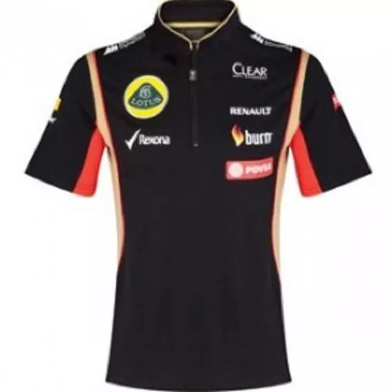 POLO Shirt Zip Formula One 1 Lotus F1 Team PDVSA Sponsor 2014/5 XSmall FR