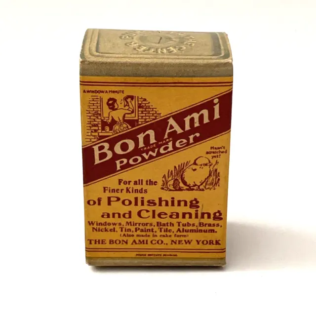 Vintage Bon Ami Powder Sample Box ~ New York ~ 2.5” High