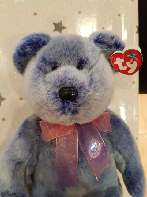 Ty 'Periwinkle' Beanie Buddy Bear 14"