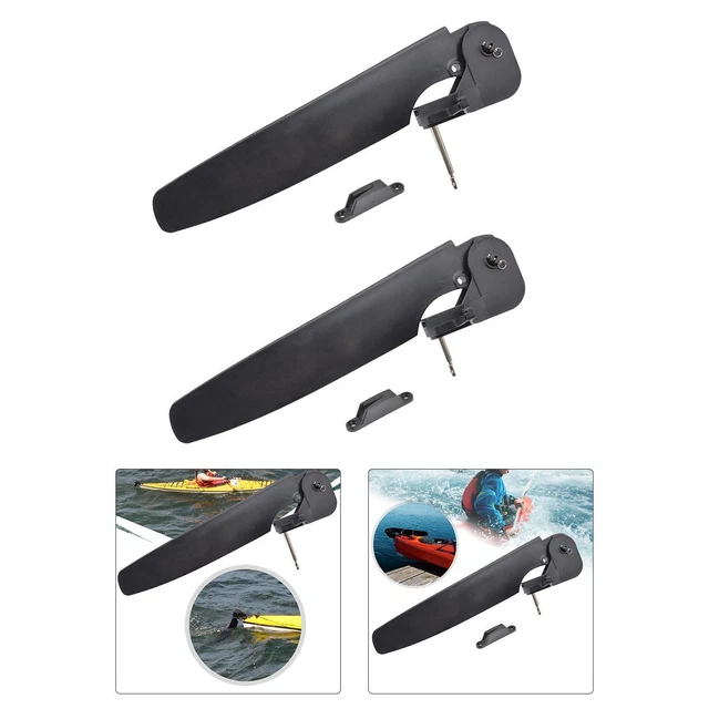Direction de commande au pied de gouvernail de bateau de kayak universelle