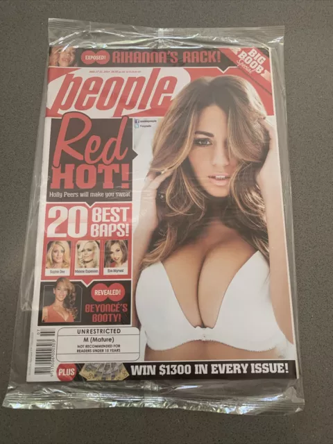 Malene Espensen, Beyonce, Holly Peers - People Magazine 2014 - Still In Wrapper