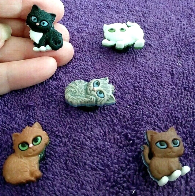 .Cat Kitten Kitty Pussycat Cute Refrigerator Fridge Magnets - Unique 5pc Set