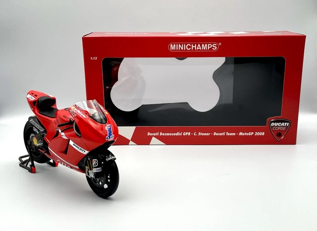 MINICHAMPS 1/12 - Casey Stoner 2008 - Ducati Desmosedici GP8