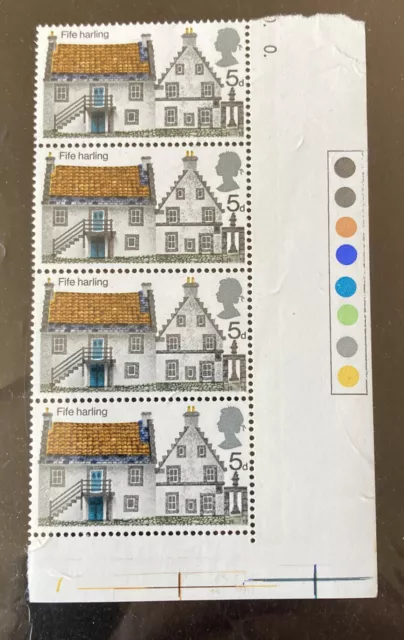 GB 1970 BRITISH RURAL ARCHITECTURE COTTAGES MNH STAMPs