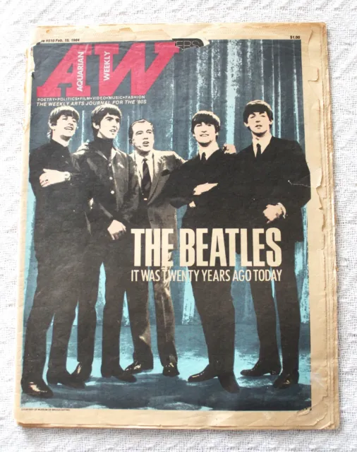 Feb. 15, 1984 Aquarian Weekly Newspaper: THE BEATLES, Bo Diddley, Tommy James +