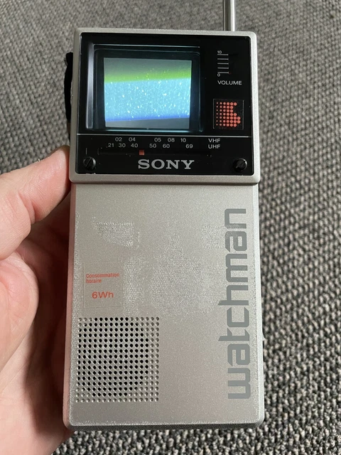 VINTAGE SONY WATCHMAN FD-20F - Fonctionnel - EUR 45,00 - PicClick FR