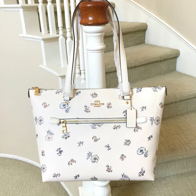 Gallery tote with sales dandelion floral print