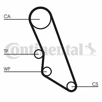 Continental Courroie De Distribution Pour Citroën Jumper Camionnette 2.0