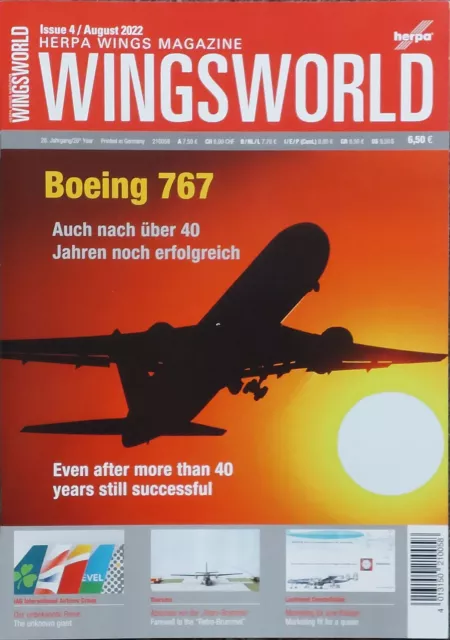 Herpa 210058 WingsWorld Magazin - Ausgabe 4/2022 Neu