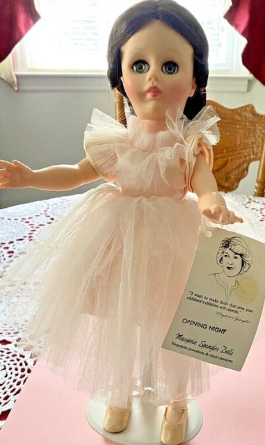 15 1/2” Tall Vinyl Pink Ballerina Doll OPENING NIGHT by Marjorie Spangler Dolls 2