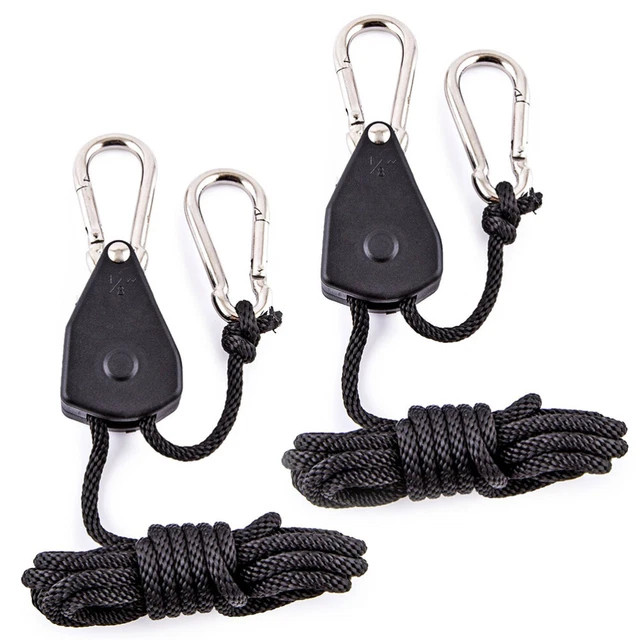 8 Seil Pulley Seil Clip Kleiderbügel Wachsen Licht Seil Kleiderbügel