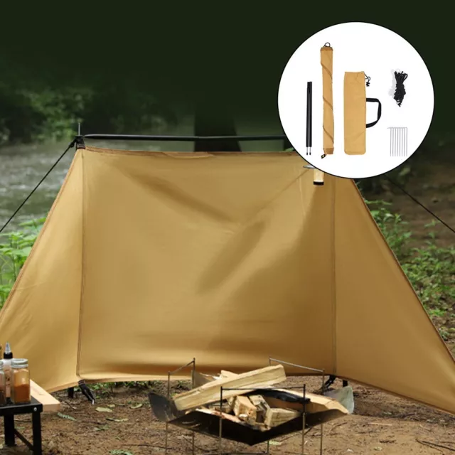 Schermo fornello tenda pieghevole da campeggio antivento ideale per attività outdoor