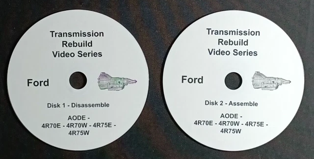 Aode Shell FORD AODE 4R70D 4R70W 4R75E 4R75W Transmission Rebuild Repair Video Cd ...