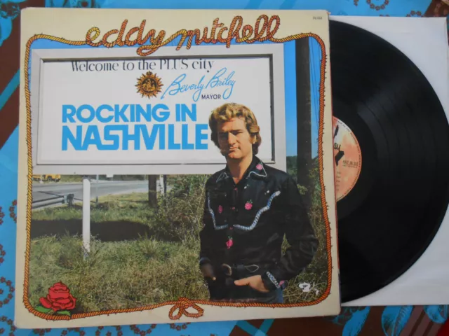 EDDY MITCHELL. Original album 1974. Rocking in Nashville. Rock'n'roll / Country