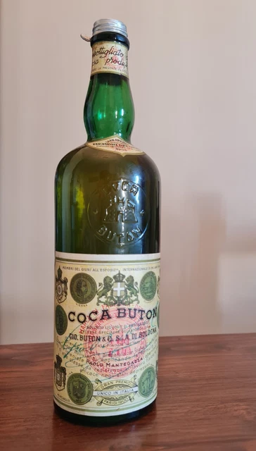 Liquore COCA BUTON -  0,75L 36,5% SIGILLO STELLA Anni '50 - '60 INTEGRO