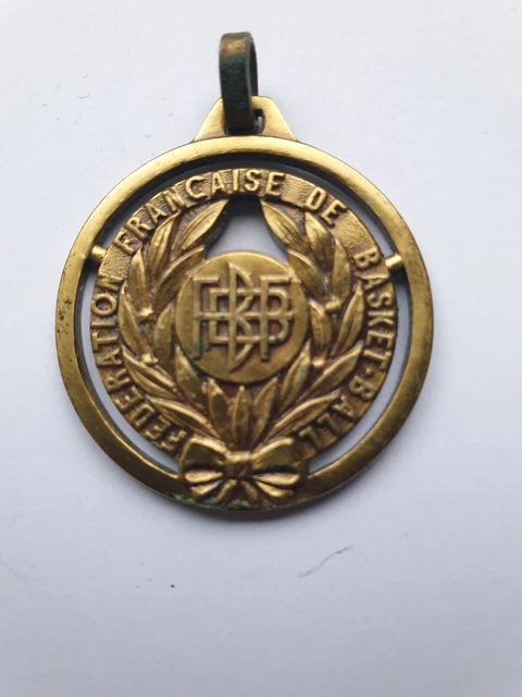Médaille FFBB Fédération Française De Basket-Ball 1980