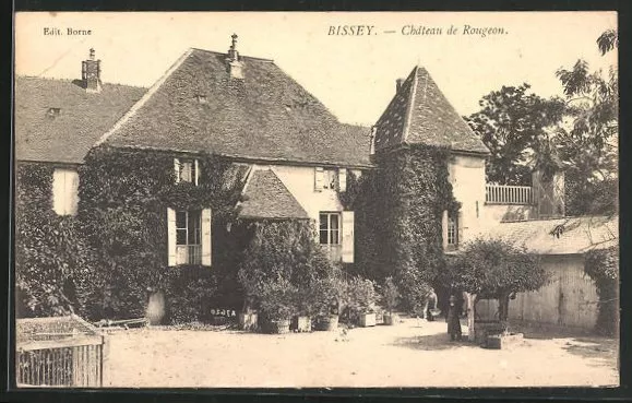 CPA Bissey, Château de Rougeon 1927