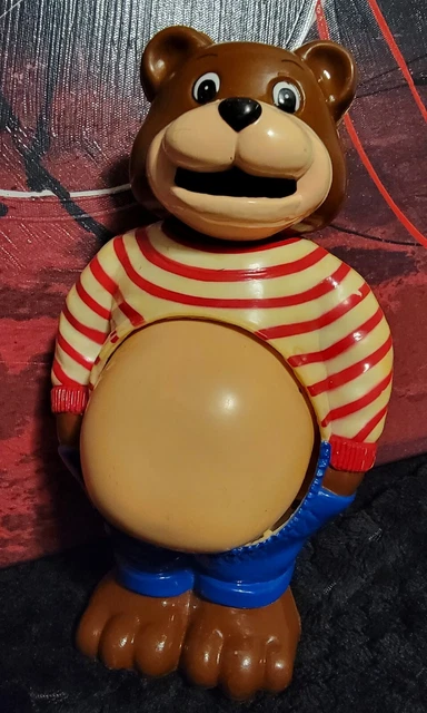 Vintage Pot Belly Bear Coin Bank # 9273 J. S. N.Y.