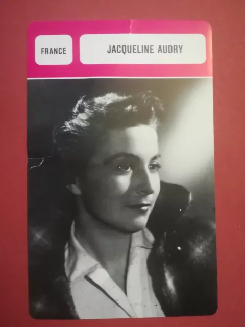 Fiche Monsieur Cinéma - Jacqueline Audry - France