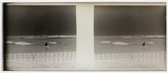 Voilier La mer Bretagne France Photo i5 Plaque de verre Stereo Negative