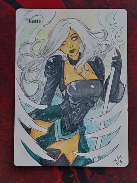 Altered Art MTG sexy anime girl