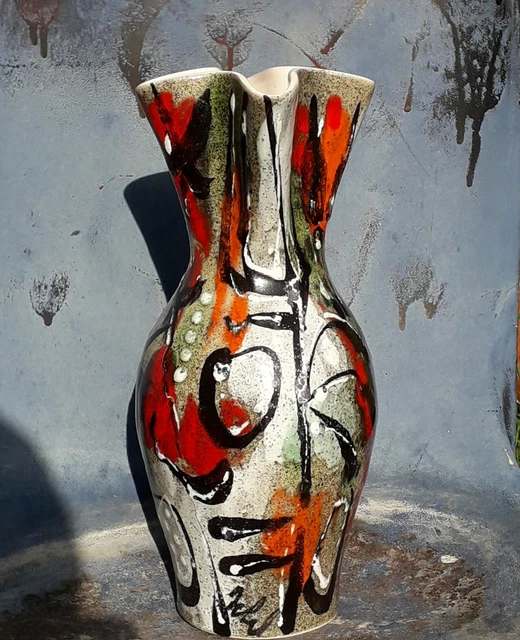 Grand Vase Gehel céramique années 50 60 vintage 27cm vintage era Vallauris