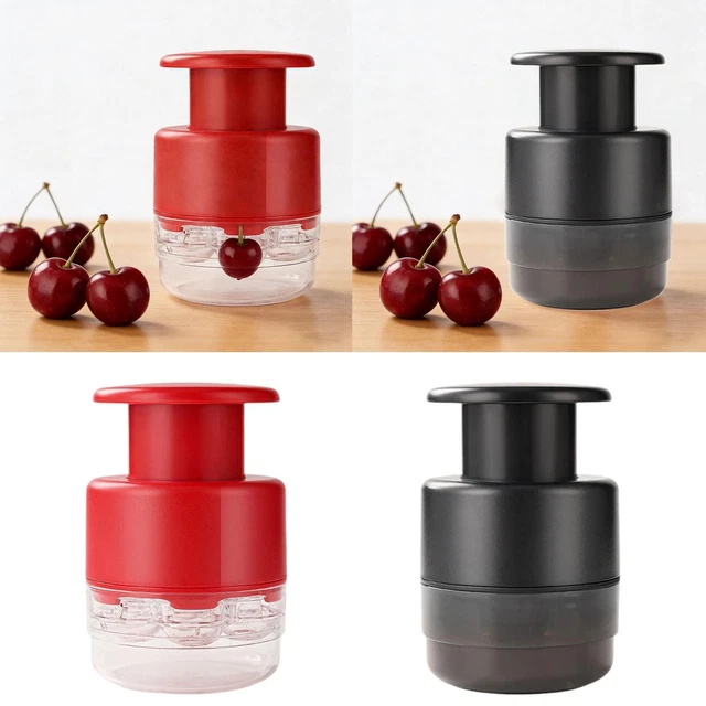 PUSH TYPE CHERRY Corer Cherry Olive Pitter with Ergonomic Push Design ...