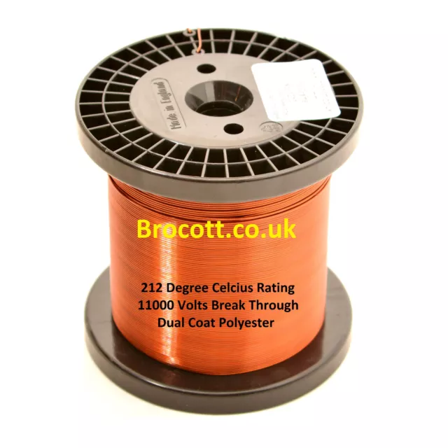 0.65mm ENAMELLED COPPER WIRE, MAGNET WIRE, COIL WIRE WINDING WIRE 1KG SPOOL