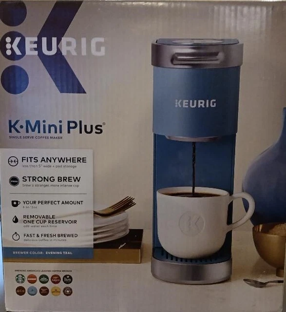 KEURIG KMINI Plus Single Serve KCup Pod Coffee Maker Evening Teal