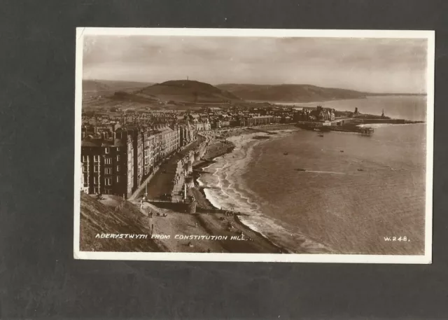 Postcard Wales Aberystwyth From Consititution Hill