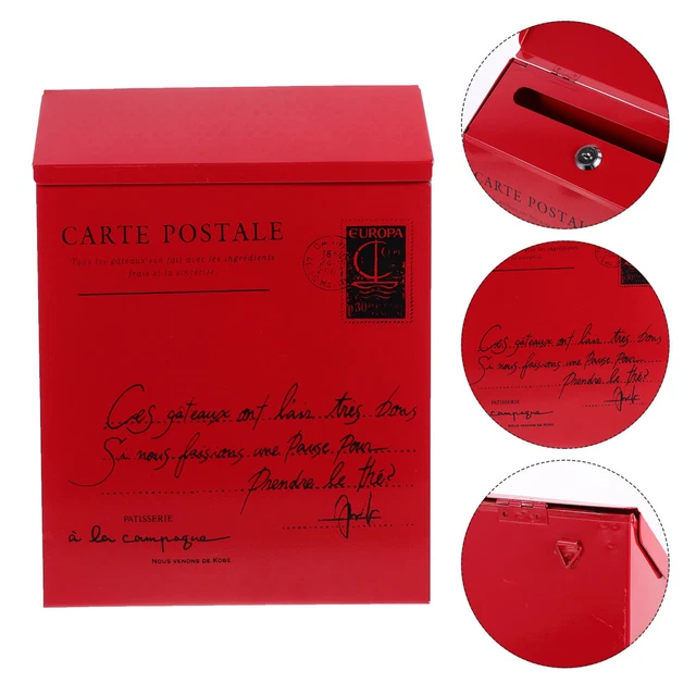 Wall Mount Post Box Mailbox Donation Box Lock Suggestion Box Lock Rural