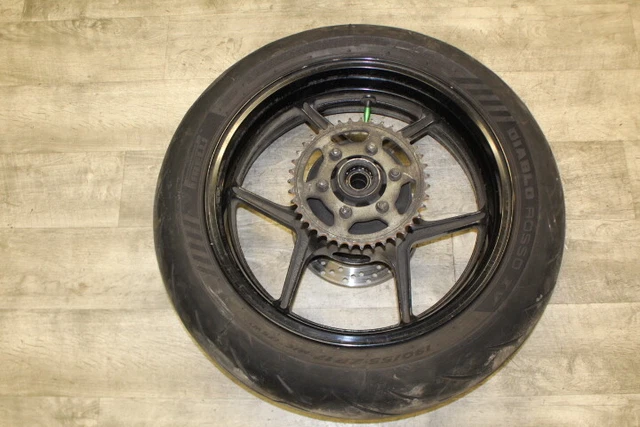 2017 kawasaki zx10 ZX-10 ZX10R 10 REAR WHEEL BACK RIM W TIRE