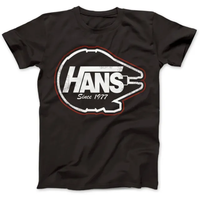 Hans Since 1977 Falcon Parody T-Shirt 100% Premium Cotton Funny Gift Present
