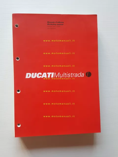 Ducati Multistrada 2006 manuale officina italiano originale