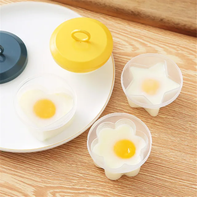 4 piezas / Juego de herramientas para caldera de huevos cazador de huevos para niños cocina de huevos chocolate pudín molde