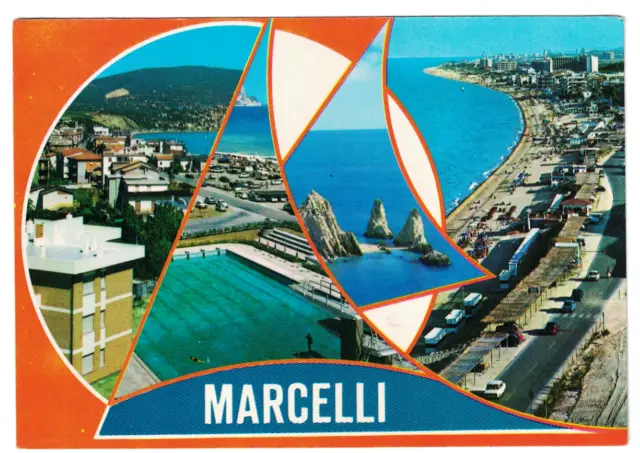Ancona-MARCELLI (DI NUMANA)- VEDUTINE su viaggiata 1983 perfetta