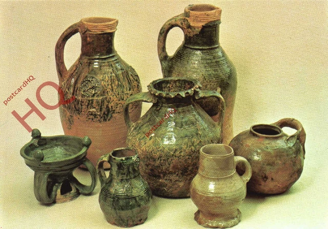 Picture Postcard~ York Archaeological Trust, Various Artefacts [Judges]