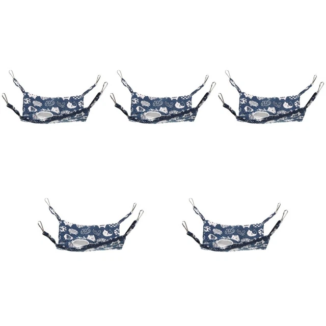 Zubehör für Hamsterkäfige guinea pig hammock 5x Bettwäsche Hängematte Matte Hams