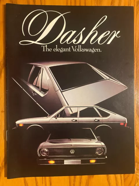 1977 Volkswagen VW Dasher Sales Brochure - The Elegant Volkswagen - #33-35-76020