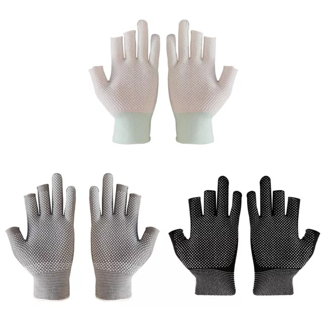 Fishing Gloves Half Finger Summer Outdoor Angling Sunscreen Anti-Slip Gloves