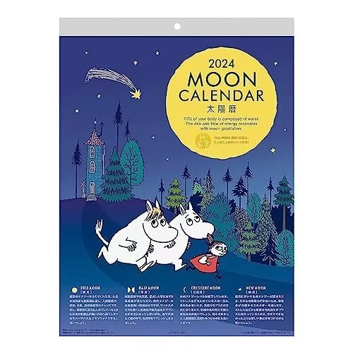 WALL CALENDAR 2024 Japan Moomin Moon Solar 400 × 295 mm 13page 33.99