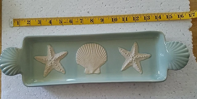 SHORELINE COLLECTION by Home Studio Handled Serving Tray 16"