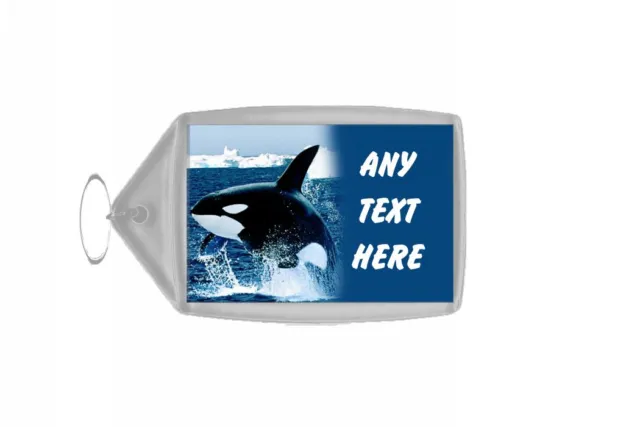 Killer Whale Personalised Keyring