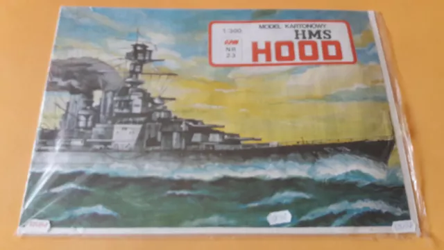 Model Kartonowy GPM Nr.23 HMS Hood 1:300 Modellbogen