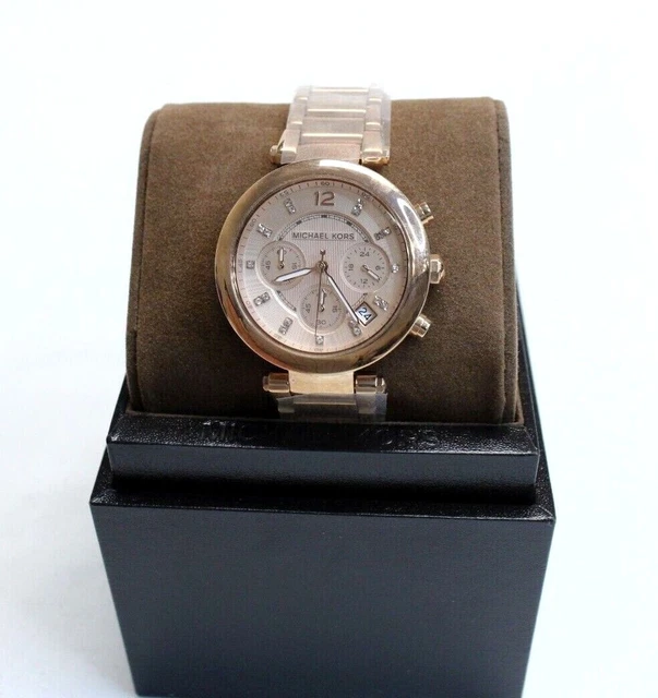 NIB - MICHAEL KORS Women's 'PARKER MK5277' Rose Gold CHRONOGRAPHIC WATCH