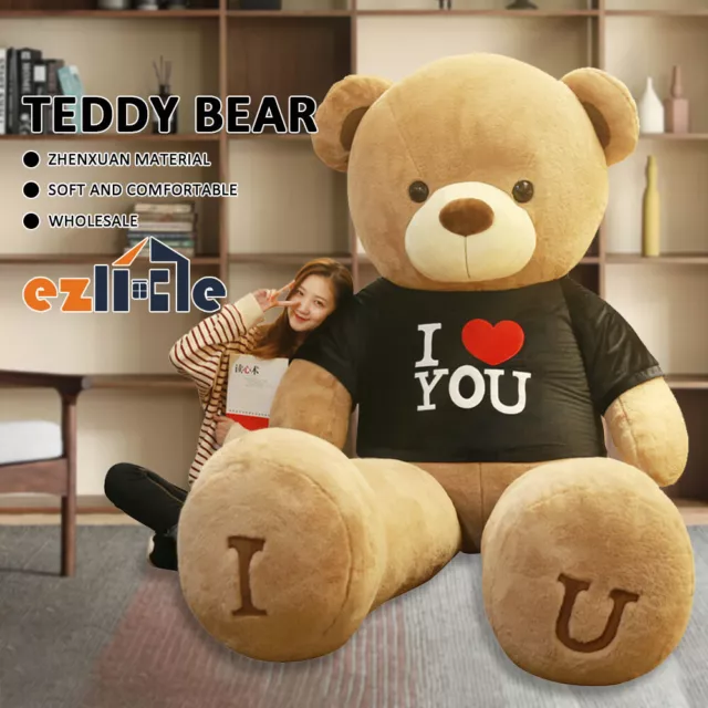 1.2m Teddy Bear Plush Toy Stuffed Animal Giant Doll Soft Cute Gift for Girls Boy