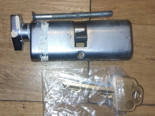 74 mm Union 2x13 serratura porta cilindro ovale rotazione chiave e pollice e 2 tasti